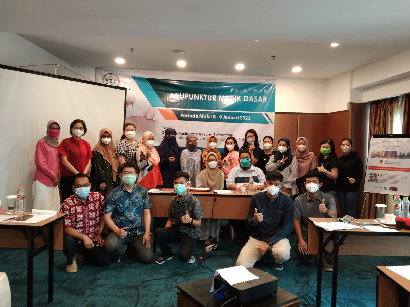 Pelatihan Akupunktur Medik Dasar @ Swiss Belresidence Rasuna Epicentrum Tahun 2022 - Perhimpunan Dokter Spesialis Akupunktur Medik Indonesia
